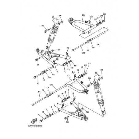 FRONT SUSPENSION & WHEEL