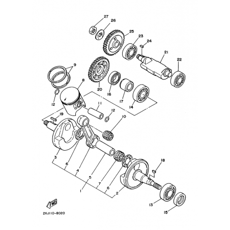 CRANKSHAFT & PISTON