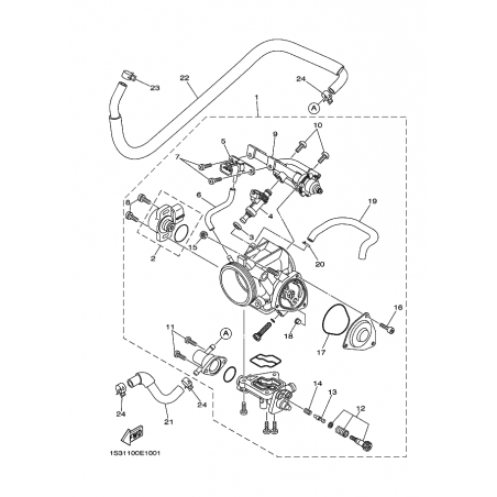 THROTTLE BODY ASSY 1
