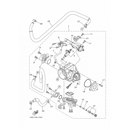 THROTTLE BODY ASSY 1
