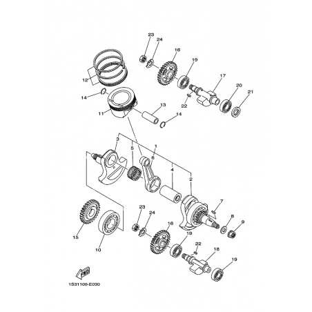 CRANKSHAFT & PISTON