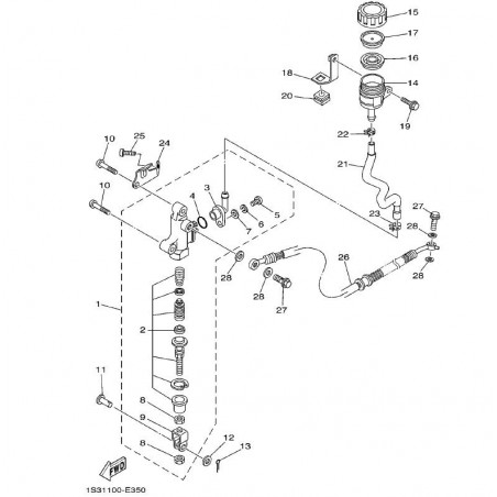 REAR MASTER CYLINDER