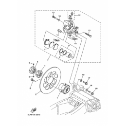 REAR BRAKE CALIPER