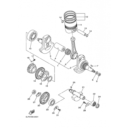 CRANKSHAFT & PISTON