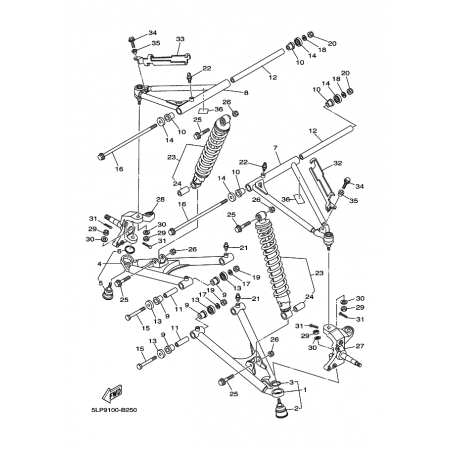 FRONT SUSPENSION & WHEEL