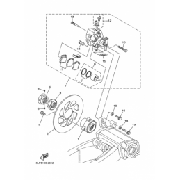 REAR BRAKE CALIPER