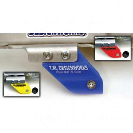 PATIN DE CHAINE ARRIERE QUAD TM DESIGN AVEC SUPPORT ALU YAMAHA YFZ 450R