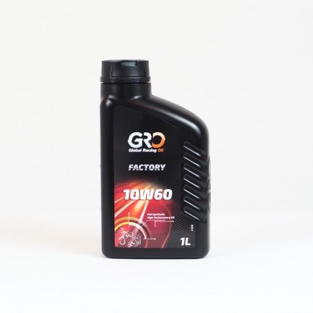 HUILE FACTORY 100% SYNTHETIQUE 1L/4L 10W60 JASO MA2-API SN HIGH PERFORMANCE OIL M4A