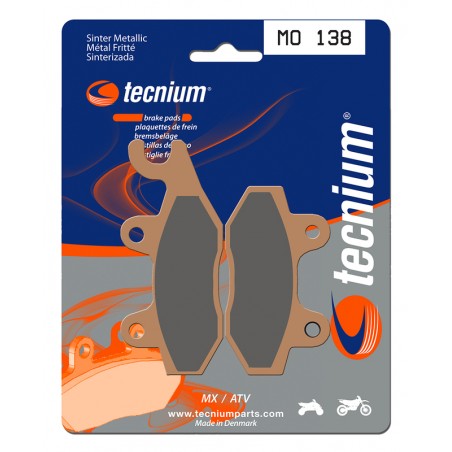 2 Plaquettes de frein TECNIUM avant gauche MO138