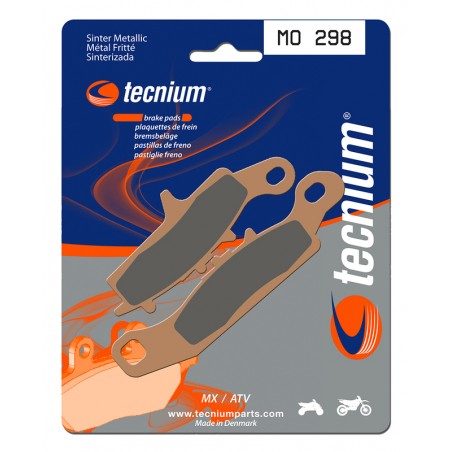 2 plaquettes de frein avant TECNIUM