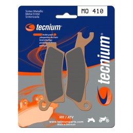 2 plaquettes de frein avant Tecnium mo410