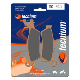 2 plaquettes de frein avant Tecnium mo411