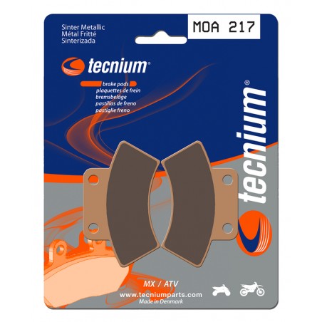 2 plaquettes de frein TECNIUM  - MOA217