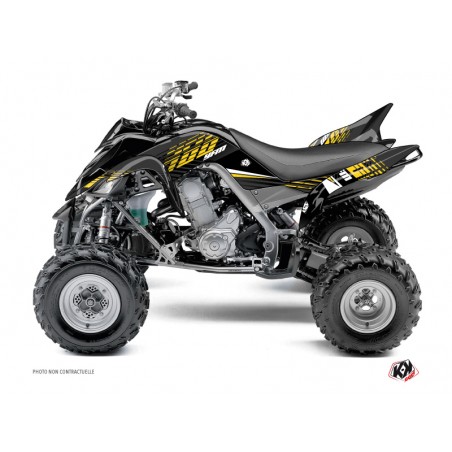 KIT DÉCO QUAD FLOW YAMAHA 700 RAPTOR JAUNE 60TH ANNIVERSARY