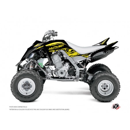 KIT DÉCO QUAD ERASER FLUO YAMAHA 700 RAPTOR JAUNE