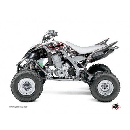 KIT DÉCO QUAD FREEGUN EYED YAMAHA 700 RAPTOR ROUGE