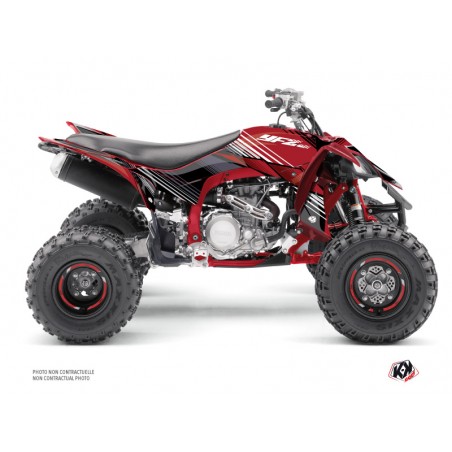KIT DÉCO QUAD STRIPE YAMAHA 450 YFZ R ROUGE NOIR