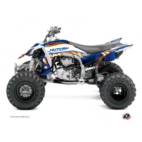 KIT DÉCO QUAD ERASER YAMAHA 450 YFZ R BLEU ORANGE