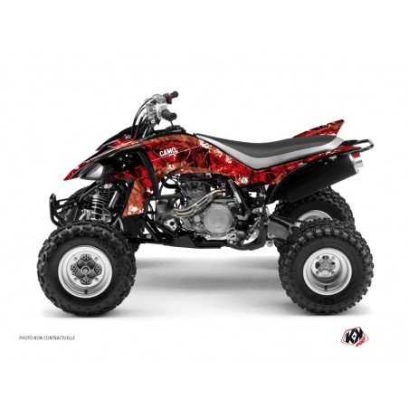 KIT DÉCO QUAD CAMO YAMAHA 450 YFZ ROUGE
