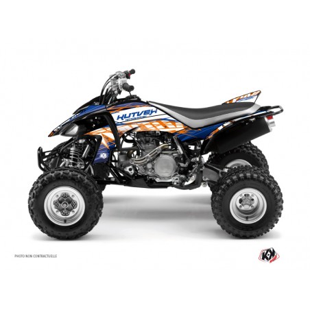 KIT DÉCO QUAD ERASER YAMAHA 450 YFZ BLEU ORANGE