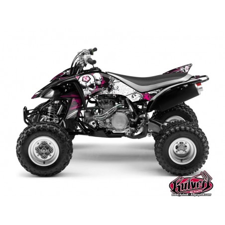 KIT DÉCO QUAD TRASH YAMAHA 450 YFZ NOIR ROSE