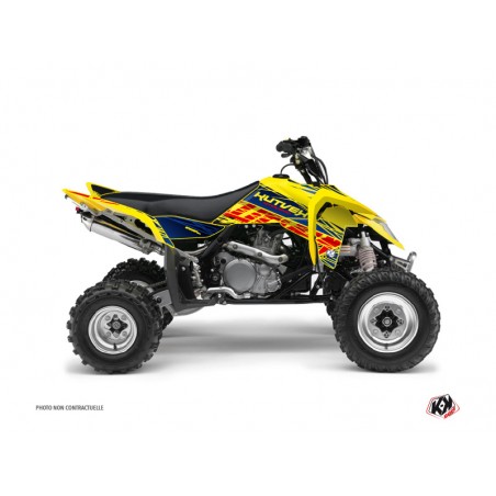 KIT DÉCO QUAD ERASER SUZUKI 450 LTR BLEU JAUNE