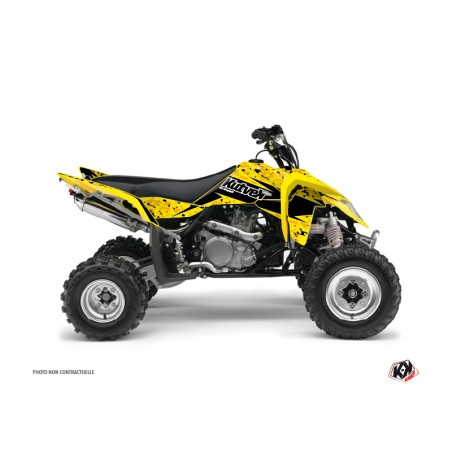 KIT DÉCO QUAD PREDATOR SUZUKI 450 LTR NOIR JAUNE