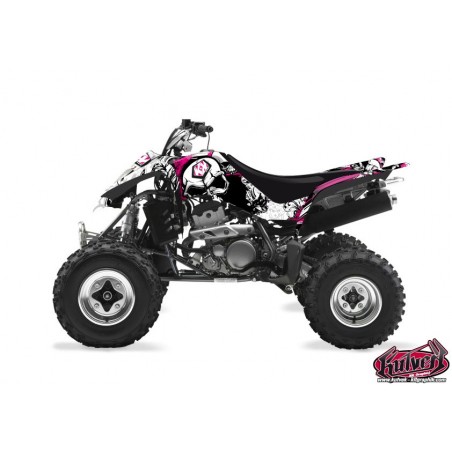 KIT DÉCO QUAD TRASH SUZUKI 400 LTZ NOIR ROSE