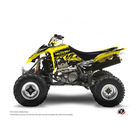 KIT DÉCO QUAD ERASER FLUO SUZUKI 400 LTZ JAUNE