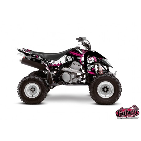KIT DÉCO QUAD TRASH SUZUKI 400 LTZ IE NOIR ROSE