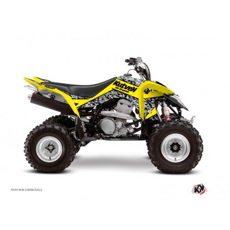 KIT DÉCO QUAD PREDATOR SUZUKI 400 LTZ IE JAUNE