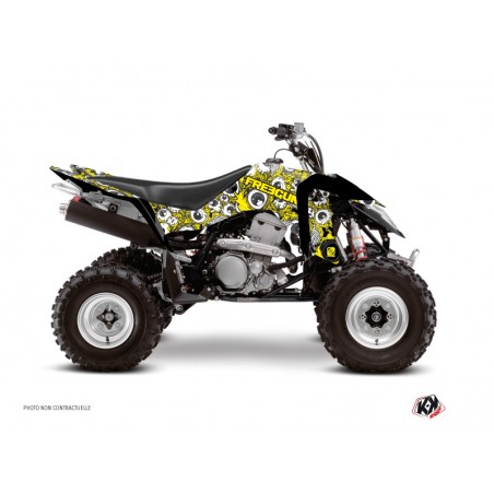 KIT DÉCO QUAD FREEGUN EYED SUZUKI 400 LTZ IE JAUNE