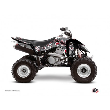 KIT DÉCO QUAD FREEGUN EYED SUZUKI 400 LTZ IE GRIS ROUGE