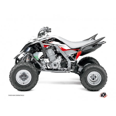 KIT DÉCO QUAD STAGE YAMAHA 660 RAPTOR NOIR ROUGE