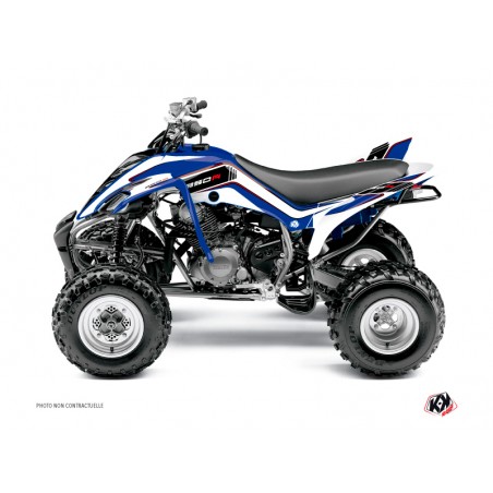 KIT DÉCO QUAD CORPORATE YAMAHA 350 RAPTOR BLEU
