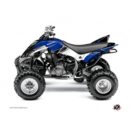 KIT DÉCO QUAD STRIPE YAMAHA 350 RAPTOR BLEU