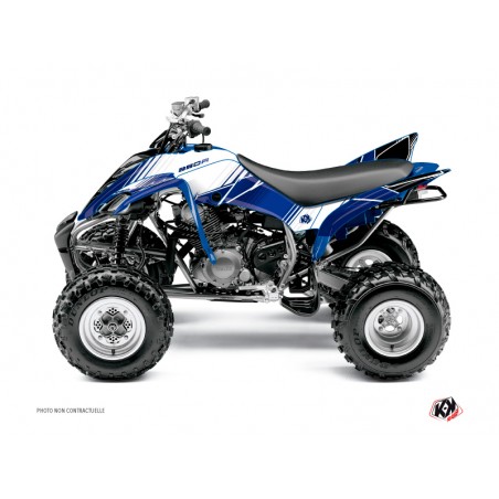 KIT DÉCO QUAD STRIPE YAMAHA 350 RAPTOR BLEU NUIT
