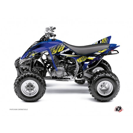 KIT DÉCO QUAD FLOW YAMAHA 350 RAPTOR JAUNE