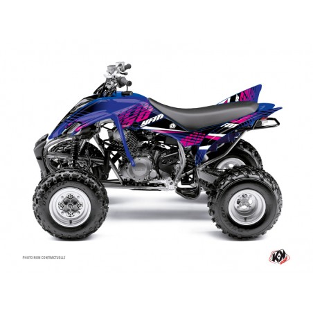 KIT DÉCO QUAD FLOW YAMAHA 350 RAPTOR ROSE