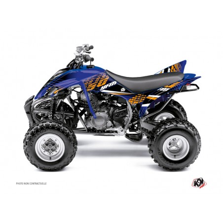 KIT DÉCO QUAD FLOW YAMAHA 350 RAPTOR ORANGE