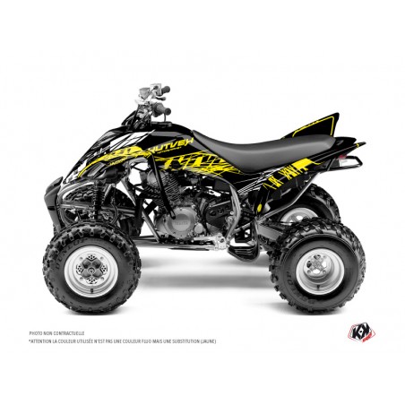 KIT DÉCO QUAD ERASER FLUO YAMAHA 350 RAPTOR JAUNE