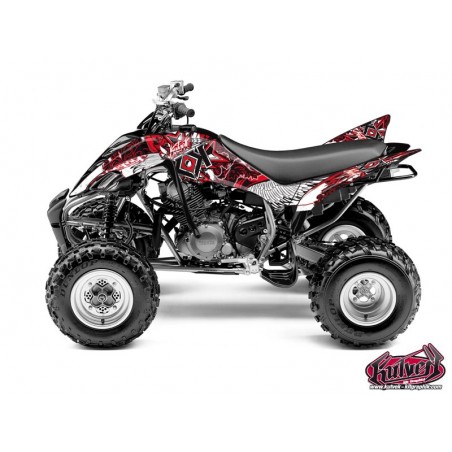 KIT DÉCO QUAD DEMON YAMAHA 350 RAPTOR ROUGE