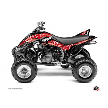 KIT DÉCO QUAD PREDATOR YAMAHA 350 RAPTOR ROUGE