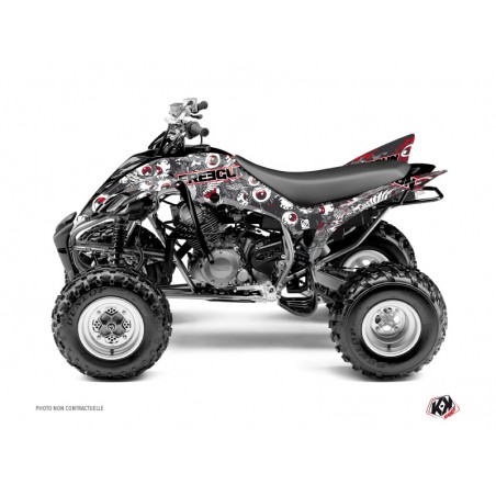 KIT DÉCO QUAD FREEGUN EYED YAMAHA 350 RAPTOR ROUGE