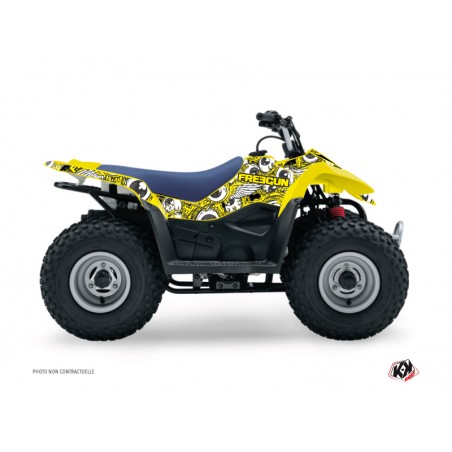 KIT DÉCO QUAD FREEGUN EYED SUZUKI 50 LT JAUNE