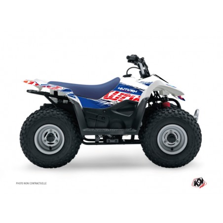 KIT DÉCO QUAD ERASER SUZUKI 90 LTZ BLEU ROUGE