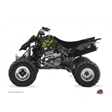 KIT DÉCO QUAD CAMO KAWASAKI 400 KFX NOIR VERT