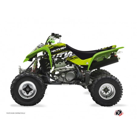 KIT DÉCO QUAD ERASER KAWASAKI 400 KFX VERT NOIR