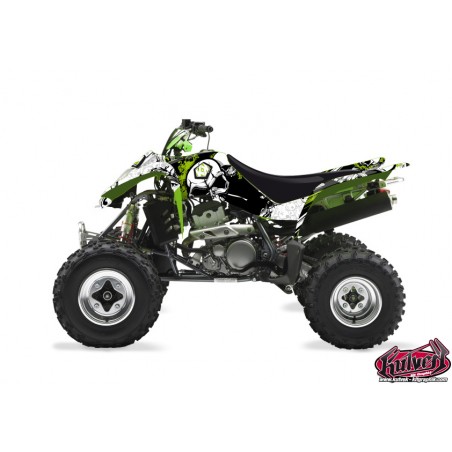 KIT DÉCO QUAD TRASH KAWASAKI 400 KFX NOIR VERT