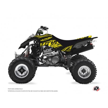 KIT DÉCO QUAD ERASER FLUO KAWASAKI 400 KFX JAUNE